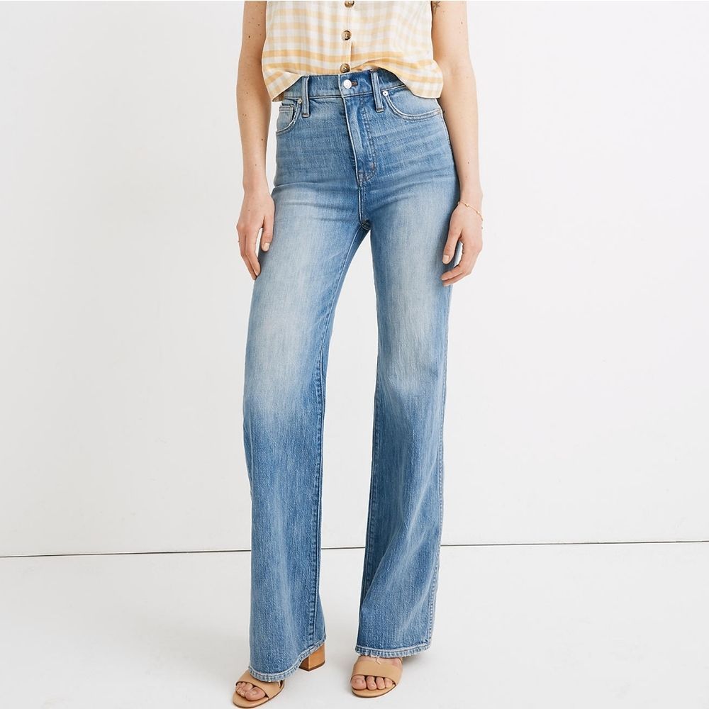 MADEWELL 11" High-Rise Flare Jeans 30